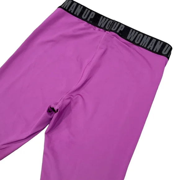 Lucy Woman Up Bright Purple Athletic Capri Leggings Size Medium - Picture 11 of 15